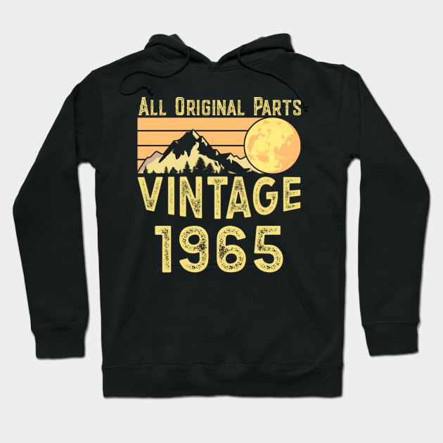 Retro 56th birthday ideas born in 1965 Hoodie by teeshirtmarket